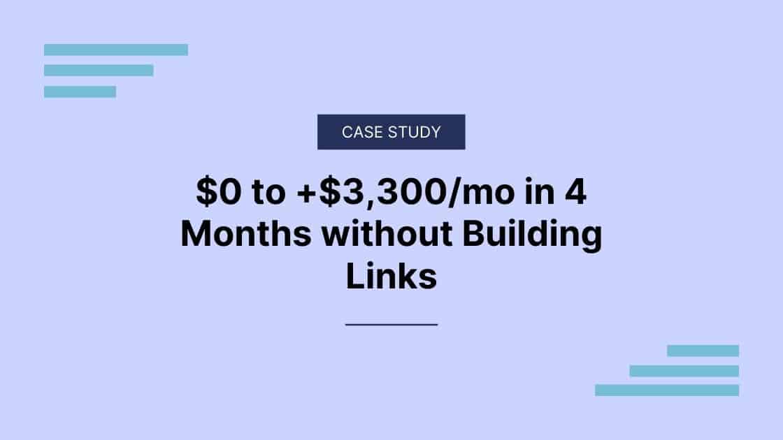 3300 per month from an 800 dollar expired domain