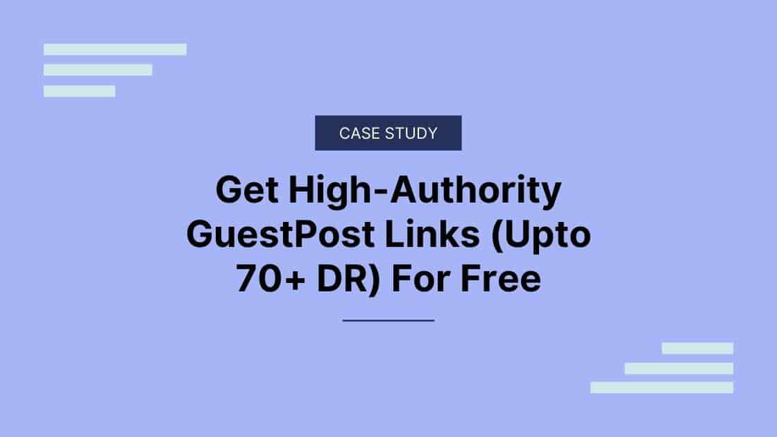 get high authority guest post link