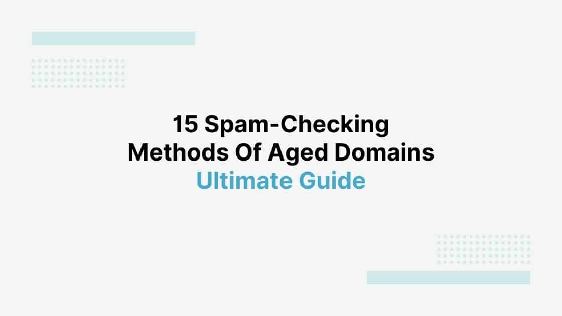 spam checking methods
